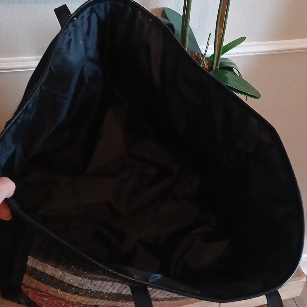 Victoria's Secret Limited Edition Black Embellished Glam Tote Bag